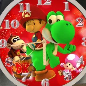 Mario vs Donkey Kong wall clock